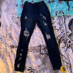 Fashion Nova Distressed Jeans (high waist)